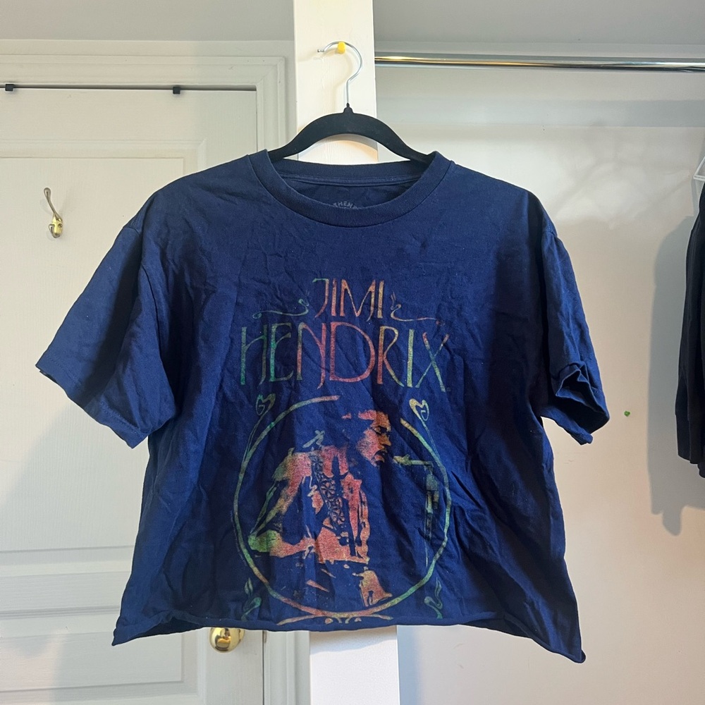 Navy Blue Jimi Hendrix T-Shirt